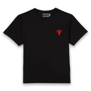 Marvel Emblem Embroidered Kids' T-Shirt - Black