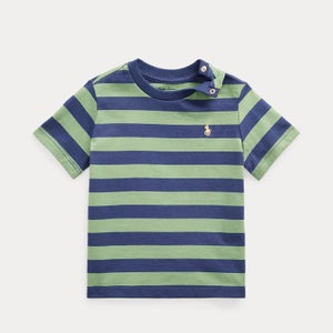 Polo Ralph Lauren Babys' Striped T-Shirt - Outback Green/Light Navy