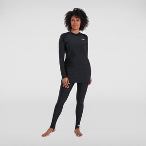 BNWT RRP £50 Buy £26 Speedo Ladies Reflective Wave Leggings Black Size M 