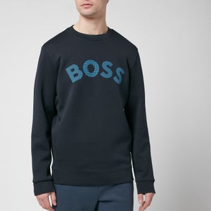BOSS Green Men's Salbo Iconic Sweatshirt - Dark Blue