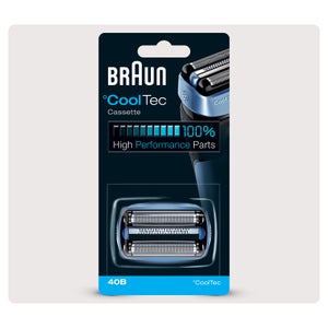 Braun Series 4 40B Electric Shaver Head Replacement, Black