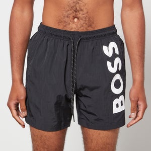BOSS Bodywear Men's Octopus Swim Shorts - Black