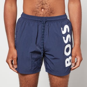 BOSS Bodywear Men's Octopus Swim Shorts - Navy