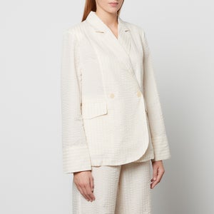 Baum Und Pferdgarten Women's Britta Jacket - White Crème Stripe