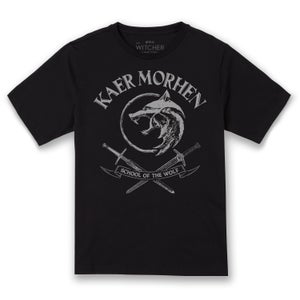 Camiseta unisex Kaer Morhen de The Witcher - Negro
