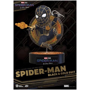 Beast Kingdom Spider-Man: No Way Home Egg Attack Statue - Spider-Man (Black & Gold Suit)