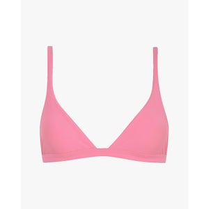 Tiny Triangle Bikini Top -  May Pink