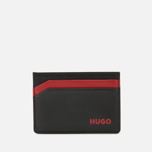 HUGO Men's Subway S Card Holder - Black/Red