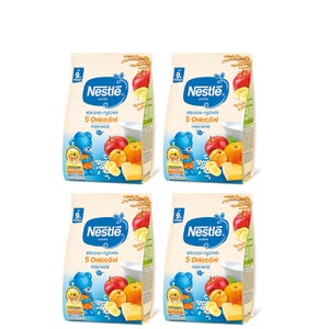 Zestaw Nestlé Kaszka mleczno-ryżowa 5 owoców 4x230g