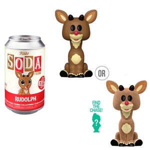 Rudolph Vinyl Soda With Collector Can