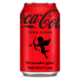 Coca-Cola Zero Sugar 330ml - Personalised Can - Valentines