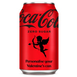 Coca-Cola Zero Sugar 330ml - Personalised Can - Cupid