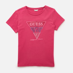 Guess Girls Logo T-Shirt - Purple Dragonfruit
