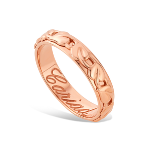 18ct Gold Tree of Life Wedding Ring - Rose Gold