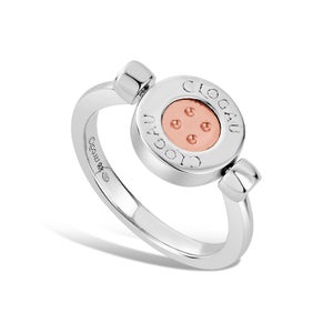 Clogau Signature Button Ring - Sterling Silver/Gold