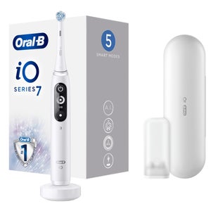 Oral-B iO7 White Electric Toothbrush with Travel Case