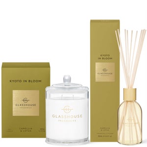 Glasshouse Fragrances Kyoto in Bloom Candle and Liquid Diffuser