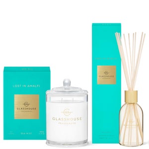 Glasshouse Fragrances Lost in Amalfi Candle and Liquid Diffuser