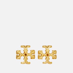 Tory Burch Women's Roxanne Small Stud Earring - Rolled Brass