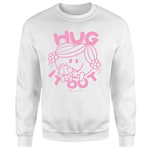 Mr Men & Little Miss Little Miss Hug Hug It Out Sweatshirt - White