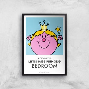 Mr Men & Little Miss Little Miss Princess Bedroom Giclee Art Print