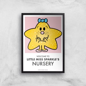 Mr Men & Little Miss Little Miss Sparkle's Nursery Giclee Art Print