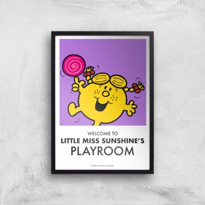 Mr Men & Little Miss Little Miss Sunshine's Playroom Giclee Art Print