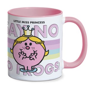 Mr Men & Little Miss Little Miss Princess Say No To Frogs Mug - Pink