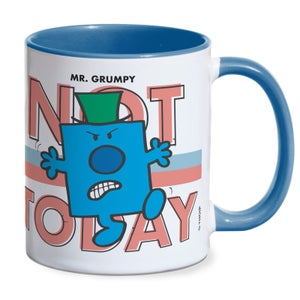 Mr Men & Little Miss Mr. Grumpy Not Today Mug - Blue
