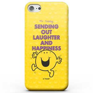Mr Men & Little Miss Mr. Happy Sending Out Laughter And Happiness Phone Case for iPhone and Android