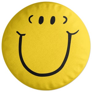 Decorsome x Mr Men & Little Miss Mr. Happy Round Cushion