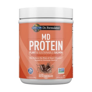 MD プロテイン 植物 & サーモンプロテインパウダー - チョコレート - 686g