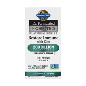 Garden of Life Dr. Formulated Platinum Probiotics Restore Immune 200B (28 Capsules)