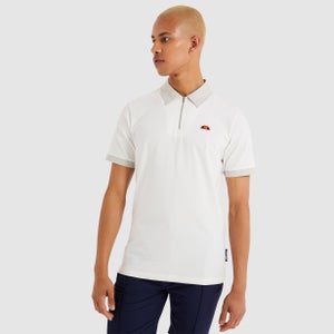 Men's Alcantara Polo Shirt Off White