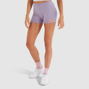 New Ellesse Womens Shorts Logo White Gym Running Workout Retro