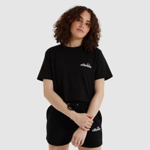 Bauchfreies T-Shirt Claudine Schwarz für Damen