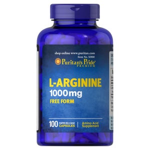 Puritan's Pride L-Arginine 1000mg - 100 Capsules