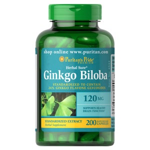 Puritan's Pride Ginkgo Biloba 120mg - 200 Caplets