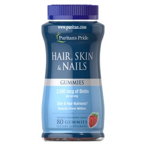 Hair Skin Nails - 80 Gummies