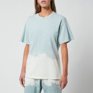 La Detresse Women's Seafoam Acid Wash T-Shirt - Green