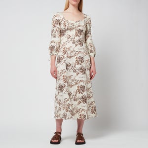 Whistles Women's Hallie Rococo Floral Linen Dress - Multi