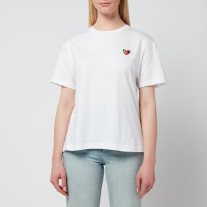 PS Paul Smith Women's Swirl Heart T-Shirt - White