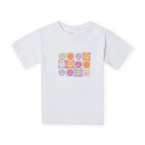 Swizzels Sweety Collection Pop Hearts Kids' T-Shirt - White