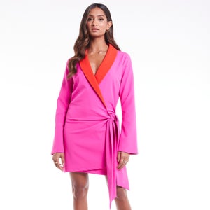 Never Fully Dressed Women's Chloe Blazer Dress - Pink
