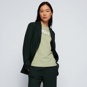 BOSS Women's Elogo T-Shirt - Light/Pastel Green