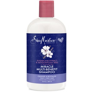 SheaMoisture Sugarcane Extract and Meadowfoam Seed Miracle Multi-Benefit Shampoo 384ml