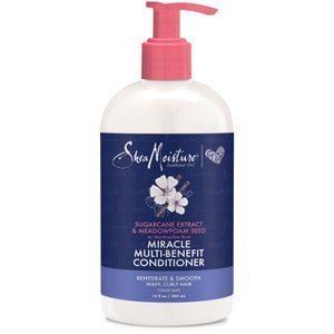 SheaMoisture Sugarcane Extract and Meadowfoam Seed Miracle Multi-Benefit Conditioner 384ml