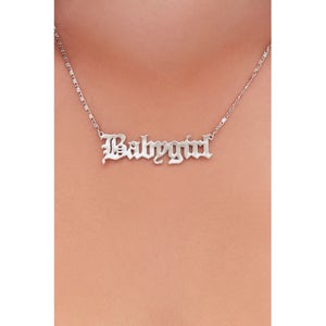 Babygirl Pendant Necklace