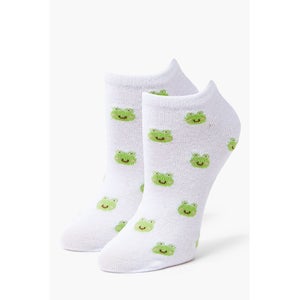 Frog Graphic Ankle Socks