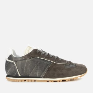 Maison Margiela Men's Retro Running Style Trainers - Charcoal Grey/Anthracite